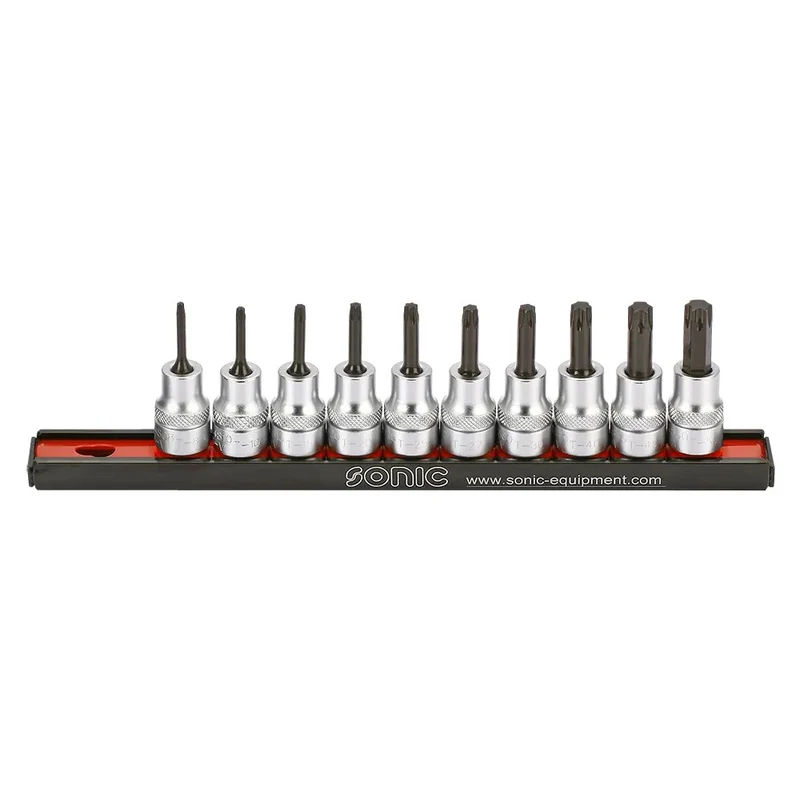 Sonic Bitsatz 3/8" TX auf Steckleiste 10-teilig - 201005