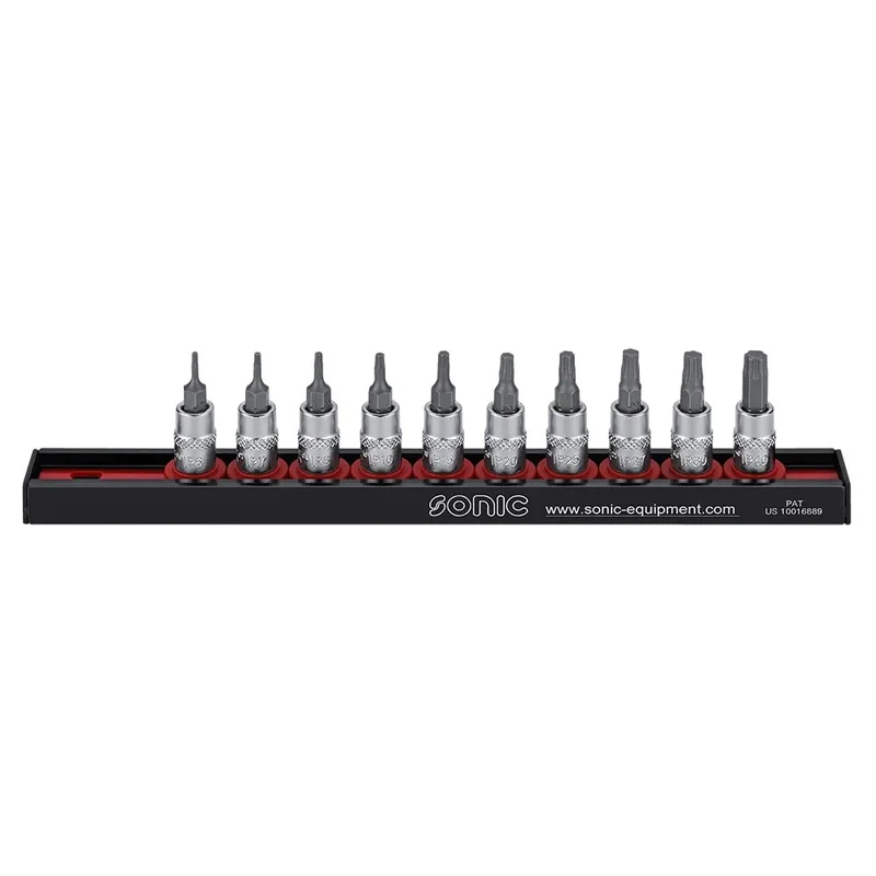 Sonic Bitsatz 1/4" TX Plus auf Steckleiste 10-teilig - 101008