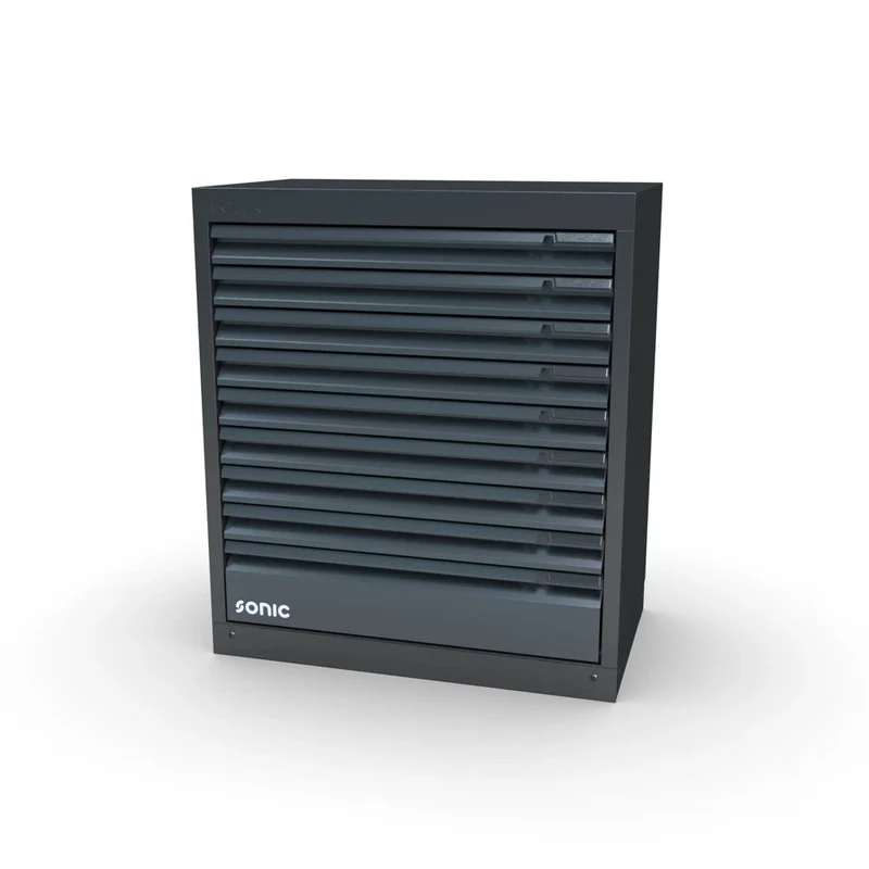 Sonic NEXT MSS Schrankwand mit Edelstahlarbeitsplatte hoch 2300 mm - 4930710
