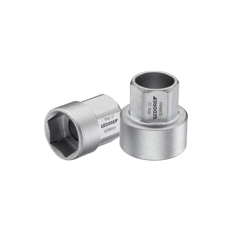 GEDORE Steckschlüsseleinsatz 1/2 Zoll, kurz, 22 Millimeter - 19 SK 22