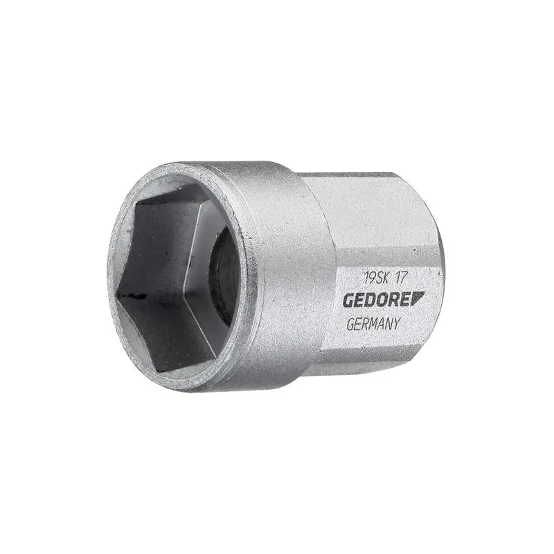 GEDORE Steckschlüsseleinsatz 1/2 Zoll, kurz, 12 Millimeter - 19 SK 12