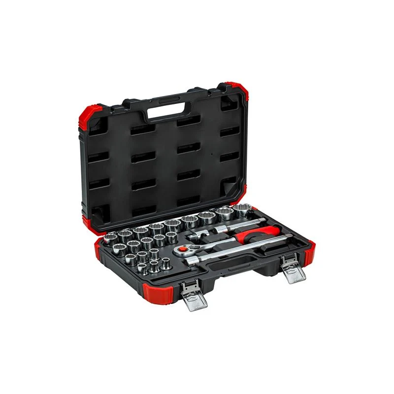 GEDORE Steckschlüssel-Satz 1 Zoll 10 bis 32 Millimeter 24-teilig - R69013024