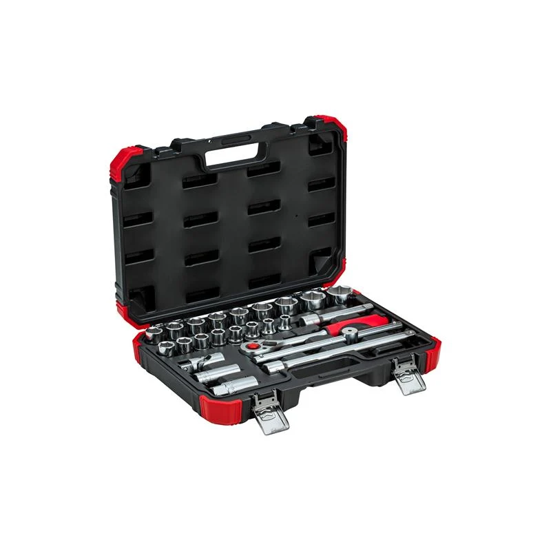 GEDORE Steckschlüssel-Satz 1/2 Zoll 10-32 mm 24-teilig - R69003024