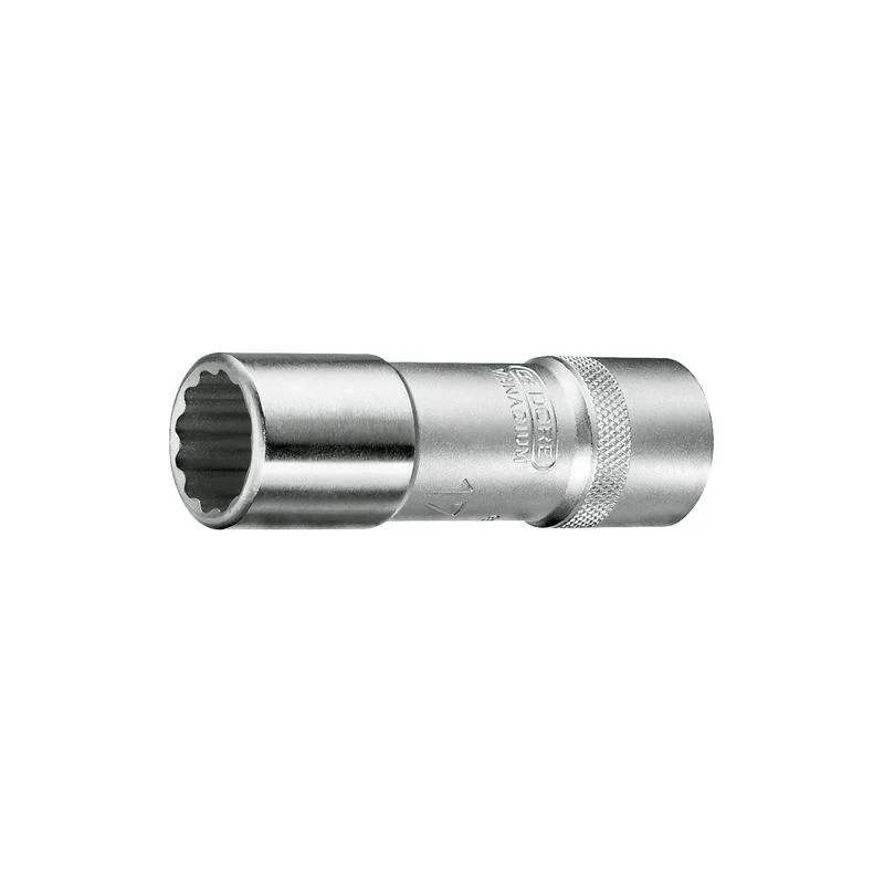 GEDORE Steckschlüsseleinsatz Halbrundkopf 1/2 Zoll, lang UD-Profil 9/16 Zoll Durchmesser 19 Länge 9/16 Zoll - D 19 L 9/16AF