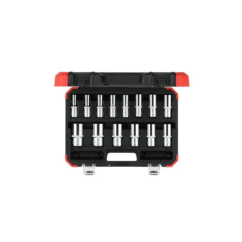 GEDORE Steckschlüssel-Satz 1/2 Zoll 6-Kant 10-32 Millimeter 14-teilig - R61003114