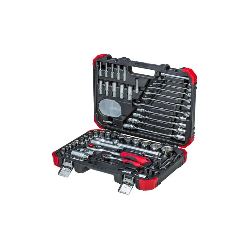 GEDORE Steckschlüssel-Satz 1/4 Zoll und 1/2 Zoll 92-teilig - R46003092