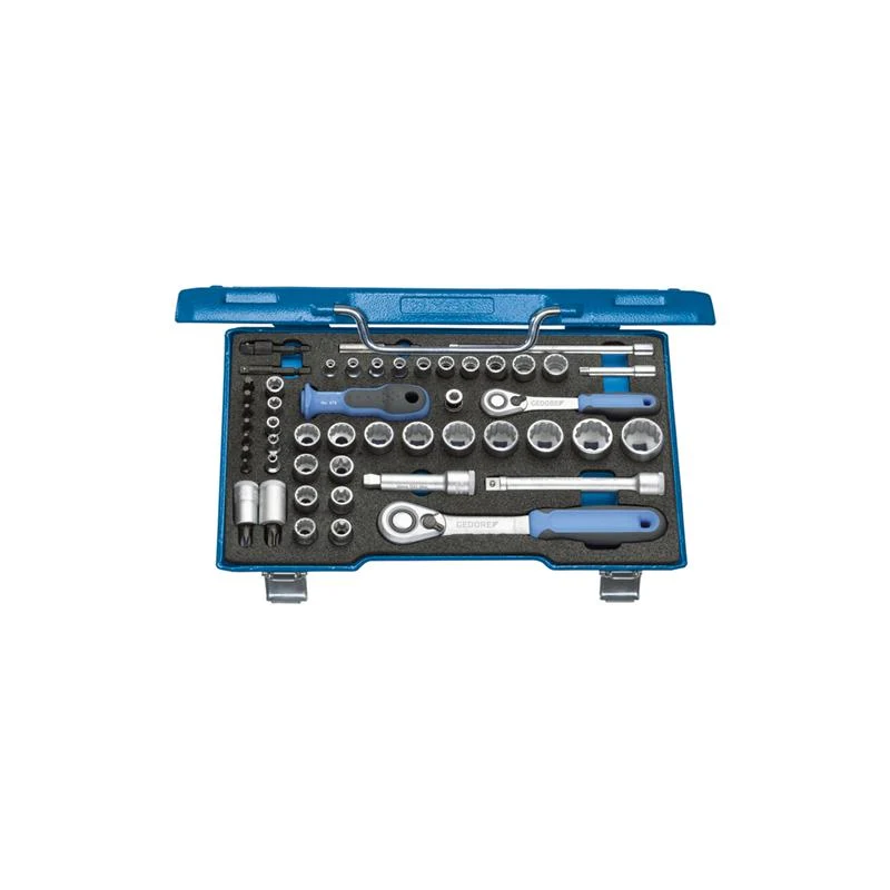 GEDORE Steckschlüssel-Satz 3/8 Zoll und 1/4 Zoll, 50-teilig D 30 TX20 U-20