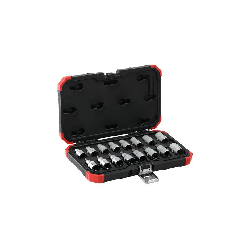 GEDORE Steckschlüssel-Satz 1/2 Zoll TX E10-24 T30-70 16-teilig - R68003016
