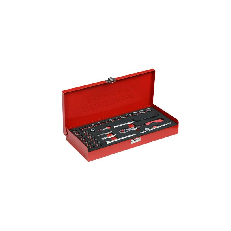 GEDORE Steckschlüssel-Satz 1/4 Zoll 4-13 Millimeter 33-teilig - R49044033