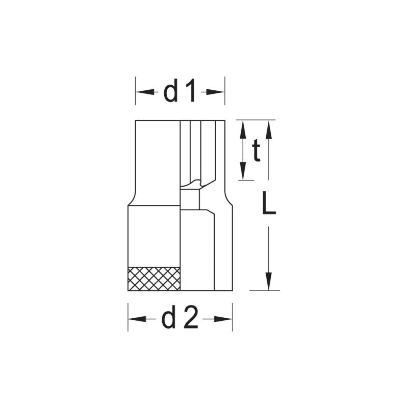 GEDORE Steckschlüsseleinsatz 3/8 Zoll Außen-Torx E10 bis E30 - 123456