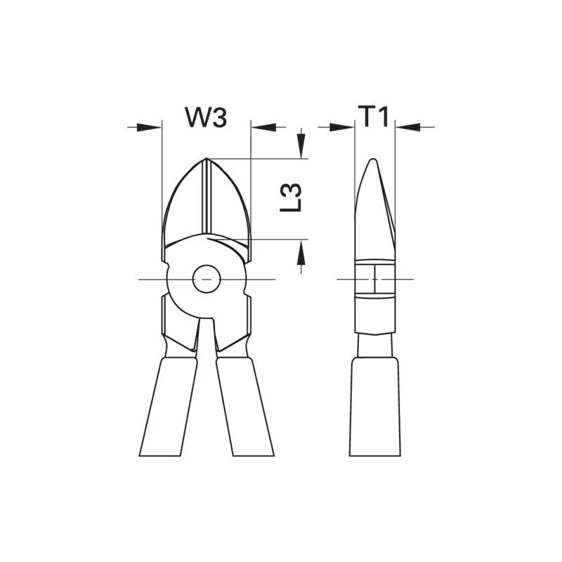 GEDORE Seitenschneider 125 Millimeter tauchisoliert 8314-125 TL