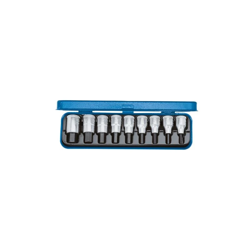 GEDORE Schraubendreher-Satz 1/2 Zoll 9-teilig Innen-Sechskant 5-17 mm IN 19 PM - 123456