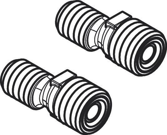 Hansgrohe S-Anschluss-Set Metropol für AP-Mischer – UBA-konform