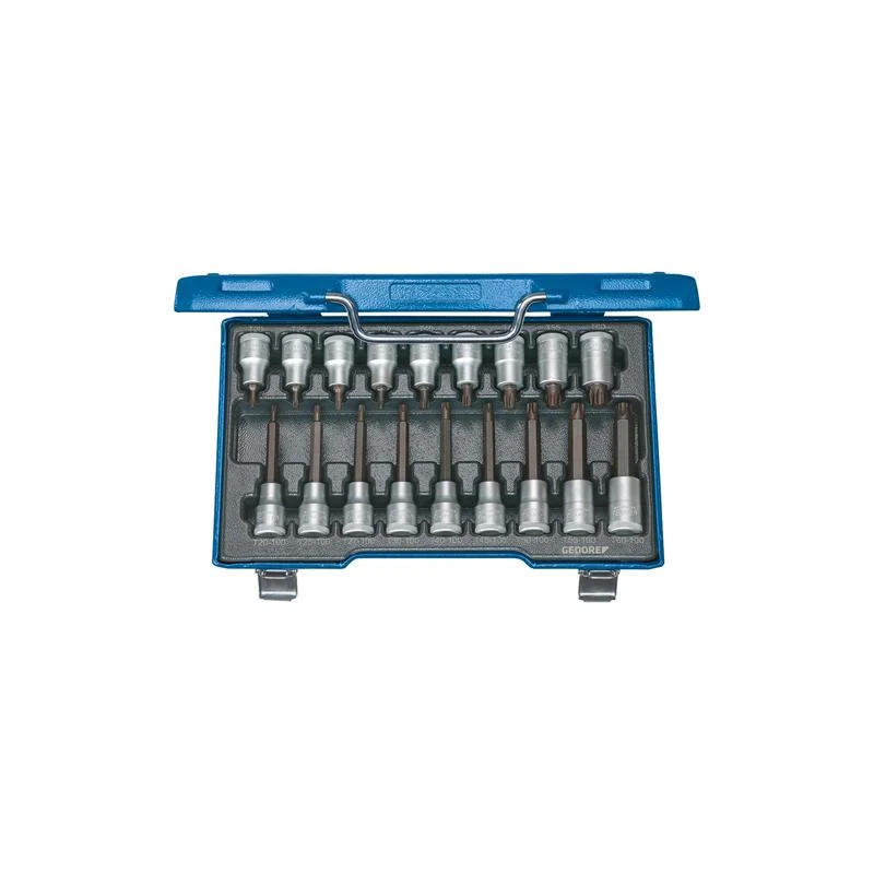 GEDORE Schraubendreher-Satz 1/2 Zoll 18-teilig Torx T20-60 ITX 19 LKP-123456