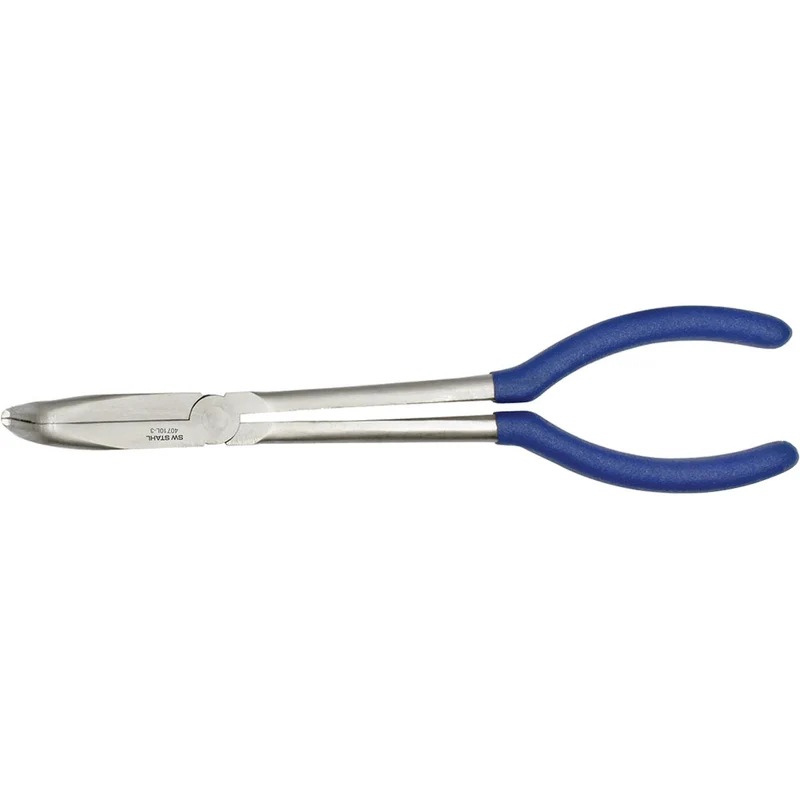 SW-Stahl Spitzbackenzange 90° gebogen 310 mm