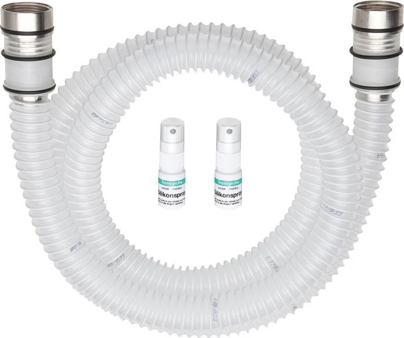 Hansgrohe Secuflex-Schlauch 2,25 m – Ersatzschlauch für 3-/4-Loch-Armaturen, UBA-konform