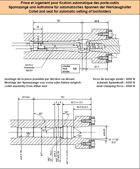 Collets D28 BT40 P40T-1