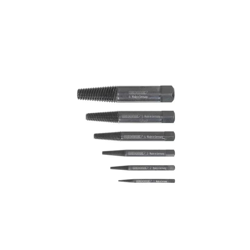 GEDORE 6-teiliges Schraubenausdreher-Set für Schraubendurchmesser M3 bis M24 8551-66
