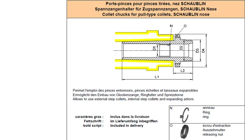 Reduction sleeve MO5 W20