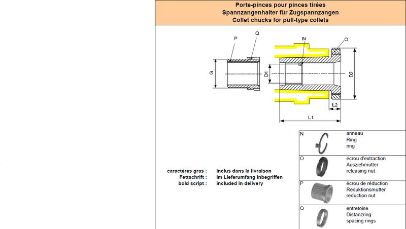Reduction sleeve MO4 W20