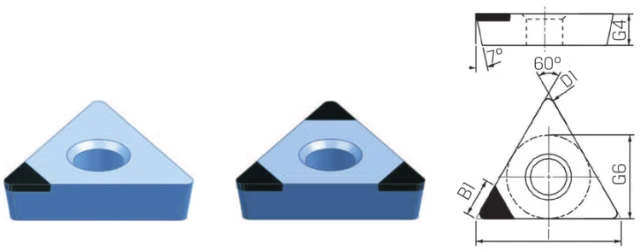 CBN indexable insert PREMUS, B64S