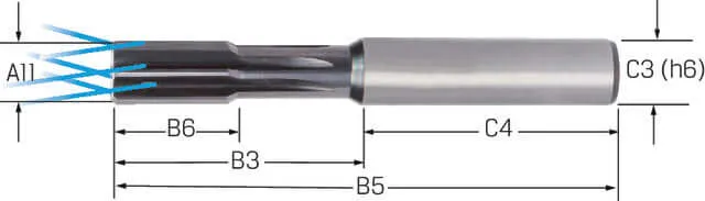 High-performance reamer HNC-Plus BECK, Type DL/SL