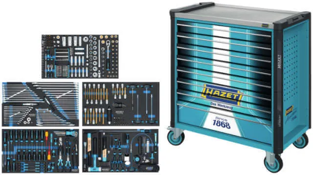 HAZET workshop trolley, equipped, 425-piece