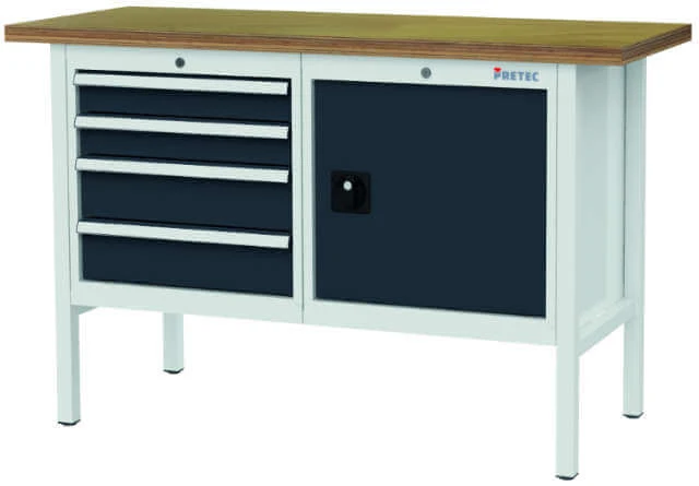 PRETEC box workbench, beech multiplex 40 mm