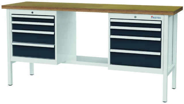 PRETEC box workbench, beech multiplex 40 mm
