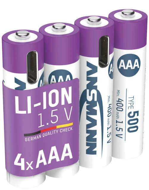 Li-Ion battery ANSMANN, with USB-C connection
