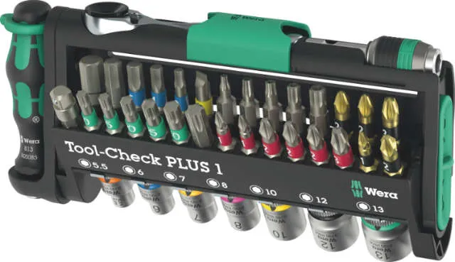 WERA bit ratchet set, 39 pieces