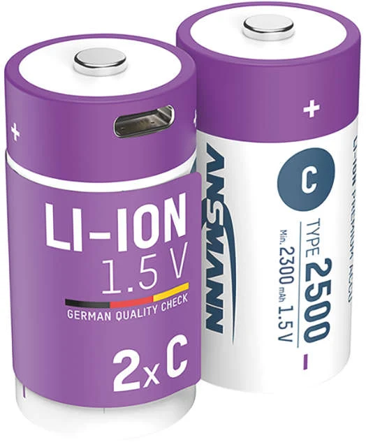 Li-Ion battery ANSMANN, with USB-C connection