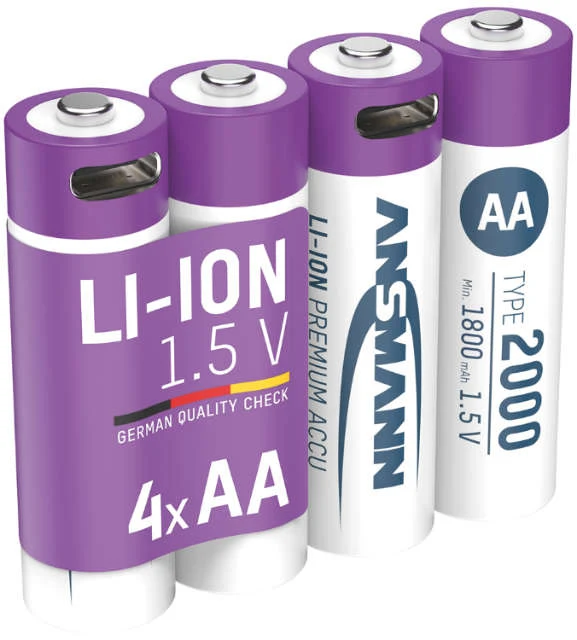 Li-Ion battery ANSMANN, with USB-C connection