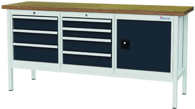 PRETEC box workbench, beech multiplex 40 mm
