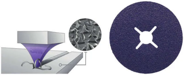 Fiber disc 3M, 1182 C, Ø 125 mm