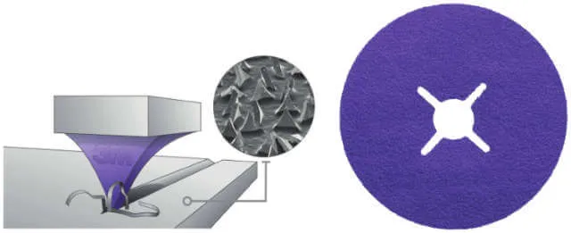 Fiber disc 3M, 1187 C, Ø 115 mm