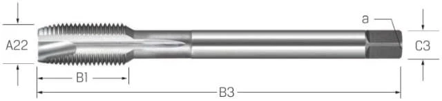 Machine tap PREMUS, HSSE-V3 plain