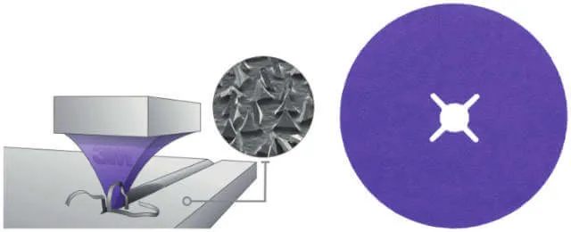 Fiber disc 3M, 1187 C, Ø 180 mm