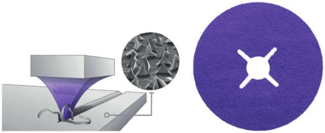 Fiber disc 3M, 1187 C, Ø 125 mm