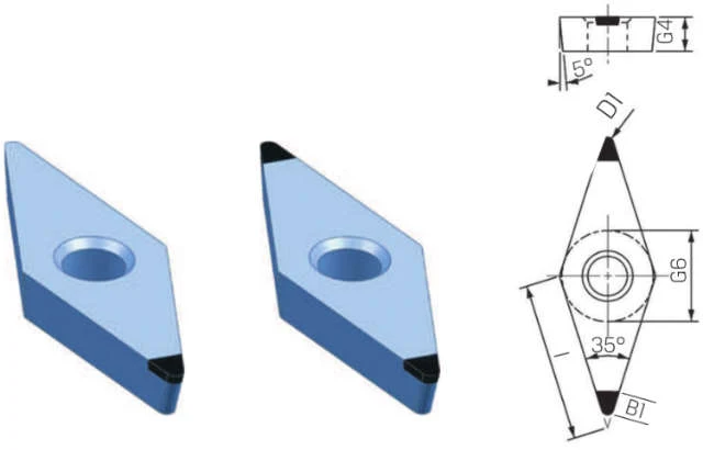 CBN indexable insert PREMUS, B23