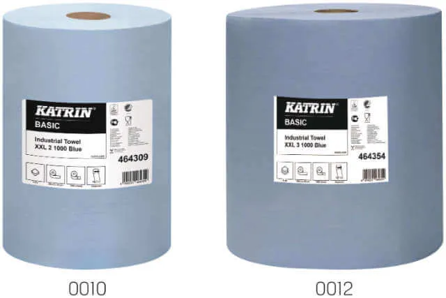 PRECITOOL paper wiping cloth, rolls, blue