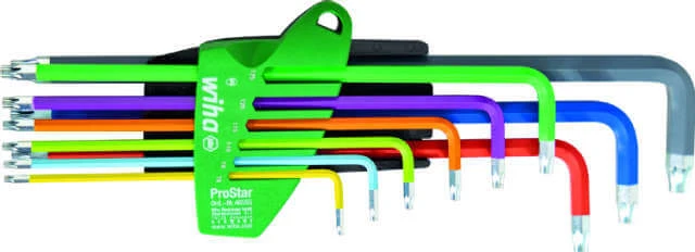 TORX ® Allen key set WIHA, color-coded