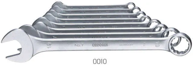 Ring spanner set GEDORE, DIN 3113 A