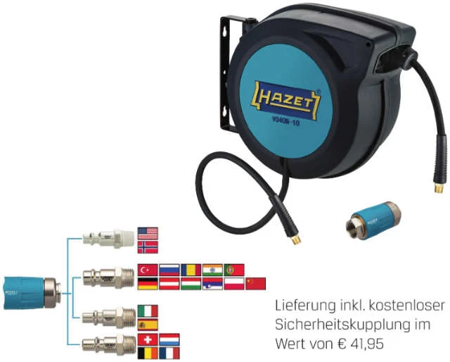 HAZET hose reel, 9040 N/2