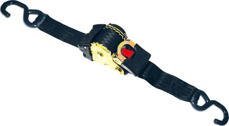 Tie-down strap NEUTRAL, automatic with S-hooks Length 3,0m Width 50mm