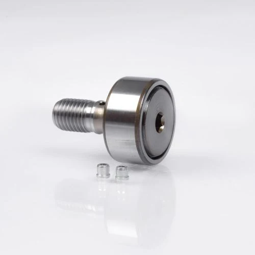 NTN Kurvenrolle NUKR52 H/3AS, Innen-Ø 20 mm, Außen-Ø 52 mm, ballige Mantelfläche, mit Nutmutter und Schmiernippel