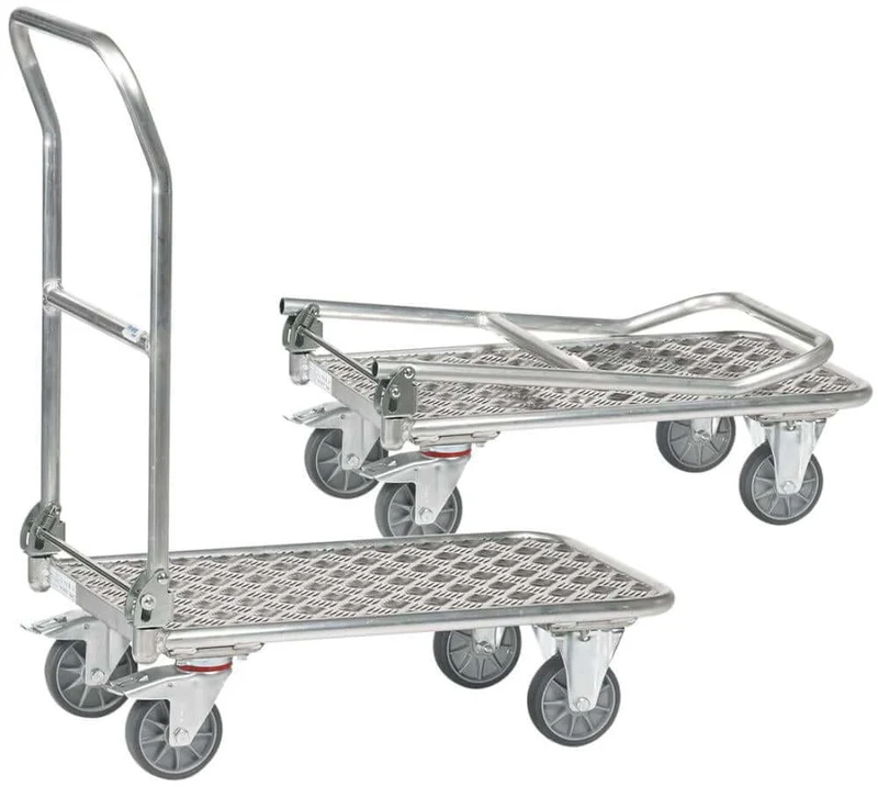 Aluminum Folding Cart FETRA, 1134 Loading Surface 900 x 600 mm fetra
