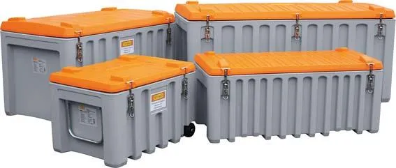 Toolbox CEMO, CEMbox 250 l B1070xD450xH380 mm gray/orange
