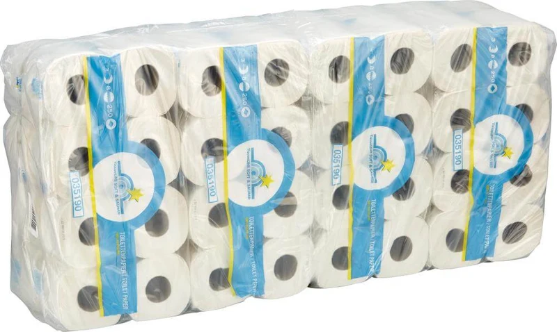 Toilet paper NEUTRAL, tissue 3-ply natural 64 rolls