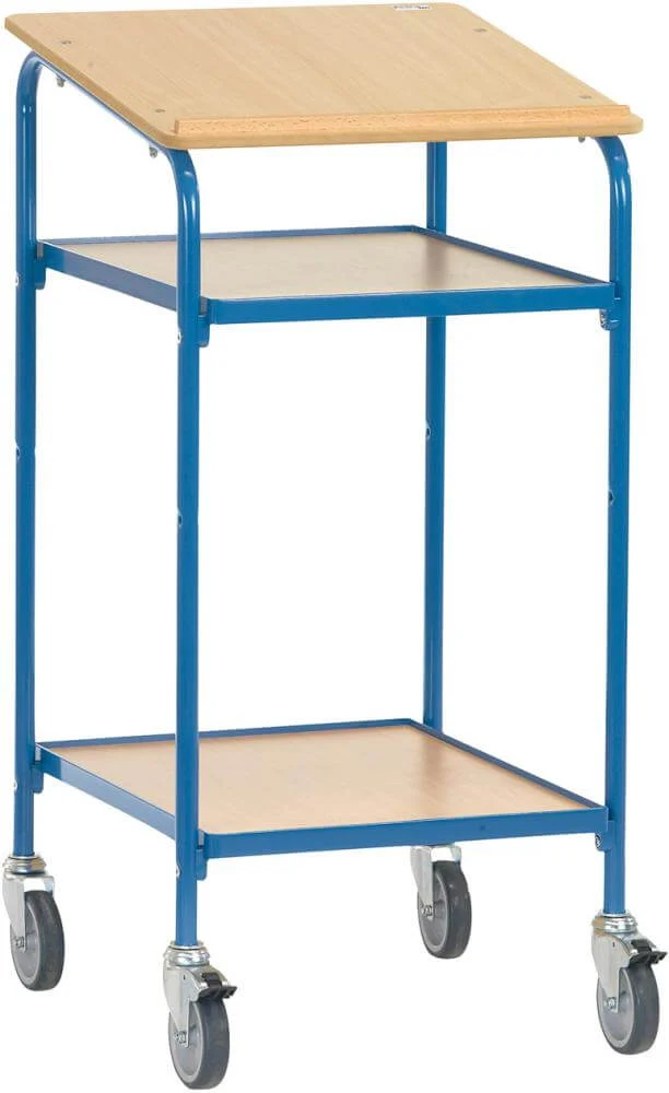Rolling desk FETRA, 5834 2 shelves 500x600mm fetra